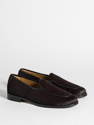 
                  
                    Load image into Gallery viewer, JACQUES NEW HAIRY CALF DARK BROWN
                  
                