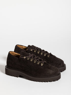 RASMUS BOLD BRUSHED SUEDE DARK BROWN