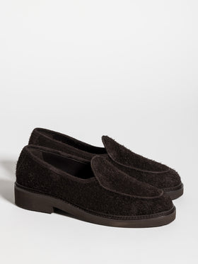 LEX BRUSHED SUEDE DARK BROWN