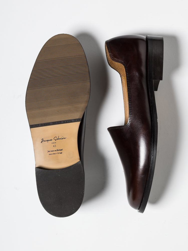 
                  
                    Load image into Gallery viewer, SLIM DARK BROWN LEATHER
                  
                